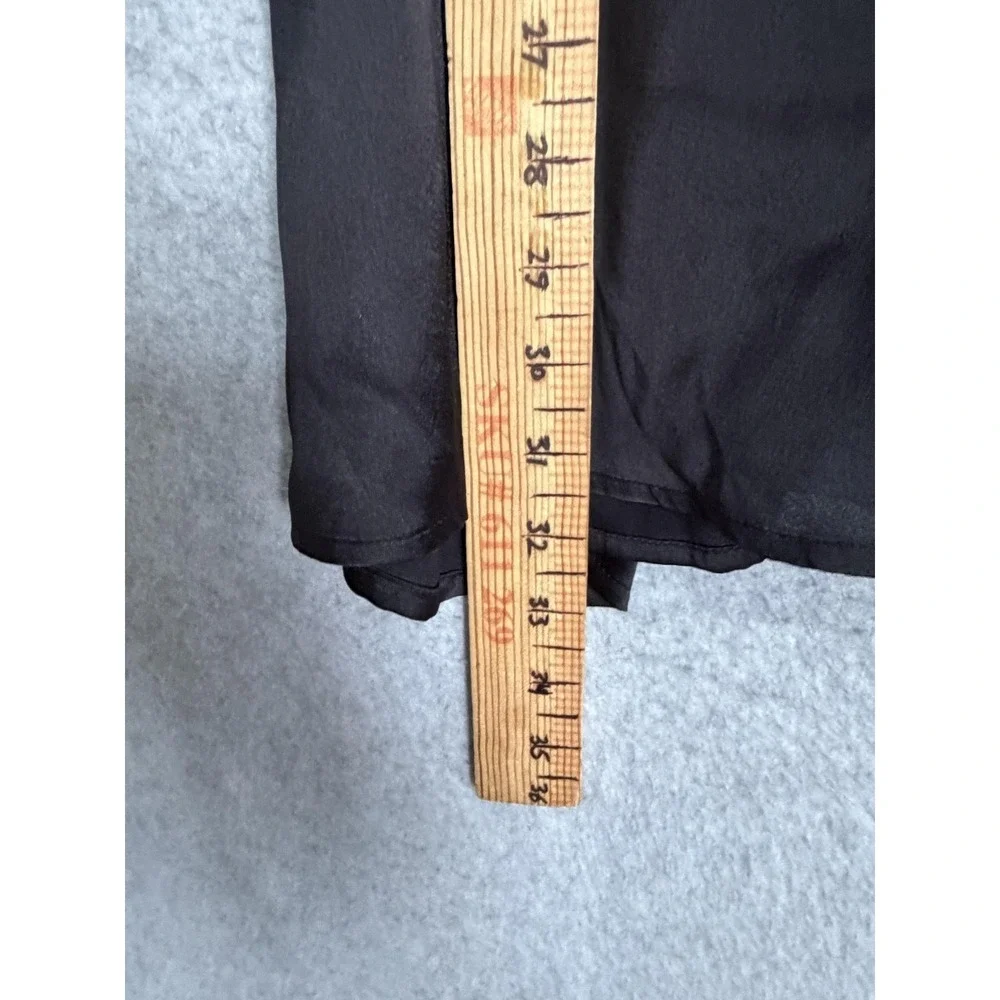Abercrombie & Fitch Dress Womens XS Black Wrap V Neck Long Sleeve Lined Mini